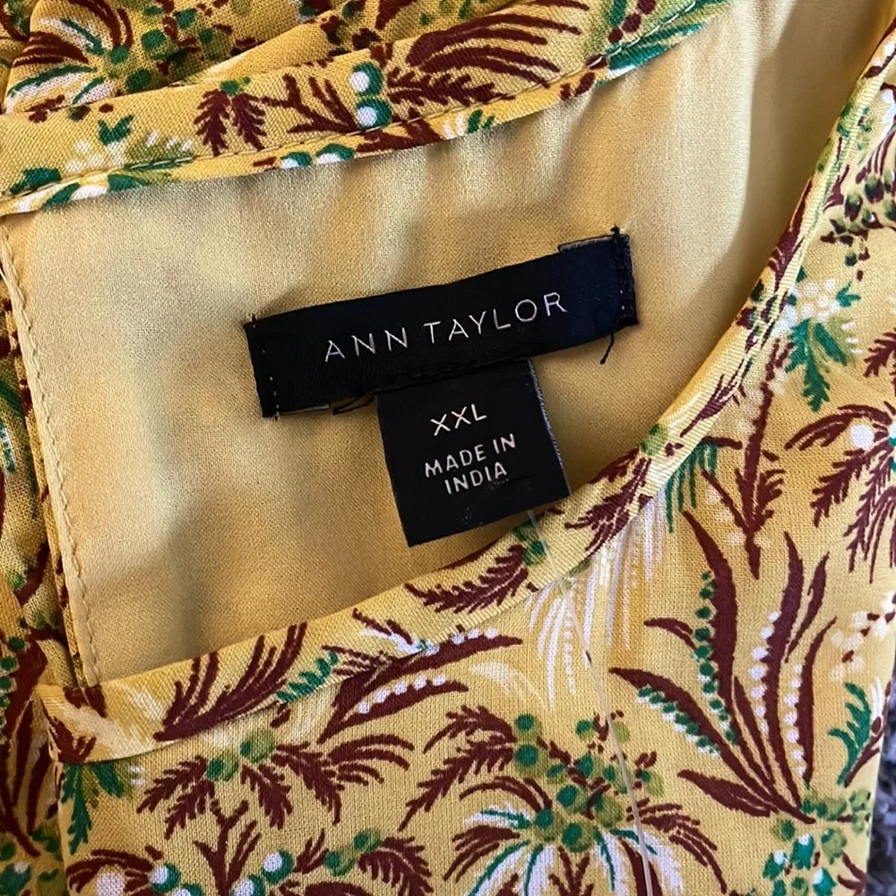 Ann Taylor Yellow Floral Maxi Dress - Picture 8 of 8